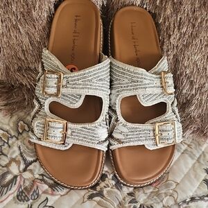 House Of Harlow 1960 Beaded Slide 9.5